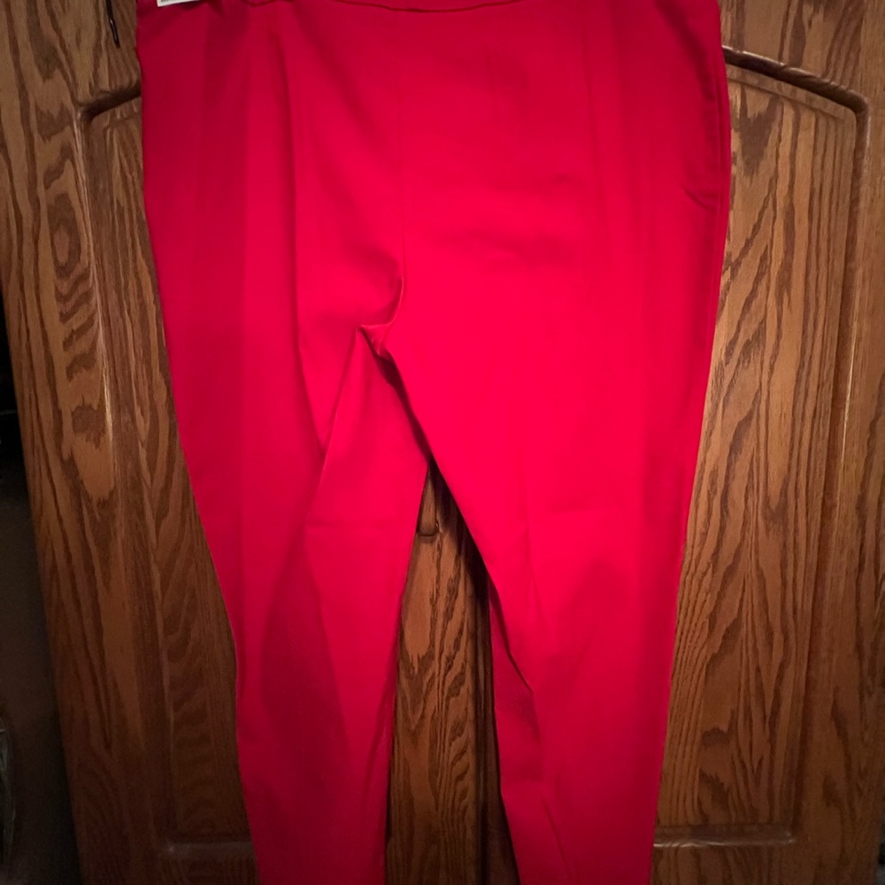 Counterparts Women's Vibrant Red Skinny Leg Pants - Picture 2 of 4